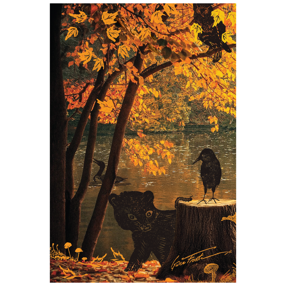 Gwen Frostic ③　the caprice immensity Block Printing, Nature Prints & Note Cards | Gwen Frostic